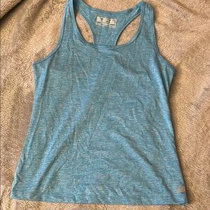 Target Blue Fitted Sleeveless Tank Top